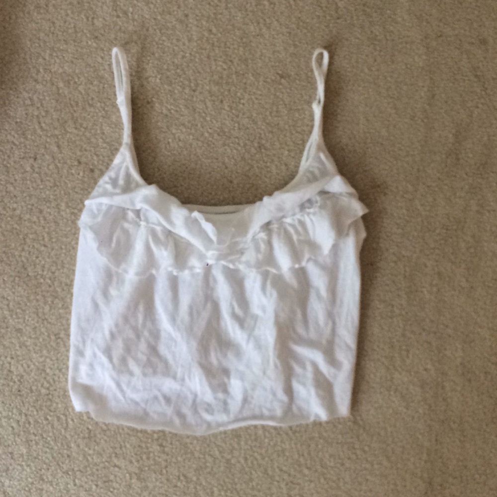 White crop top